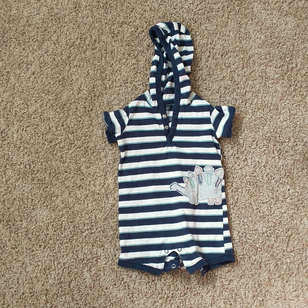 Navy striped bodysuit for toddlers
